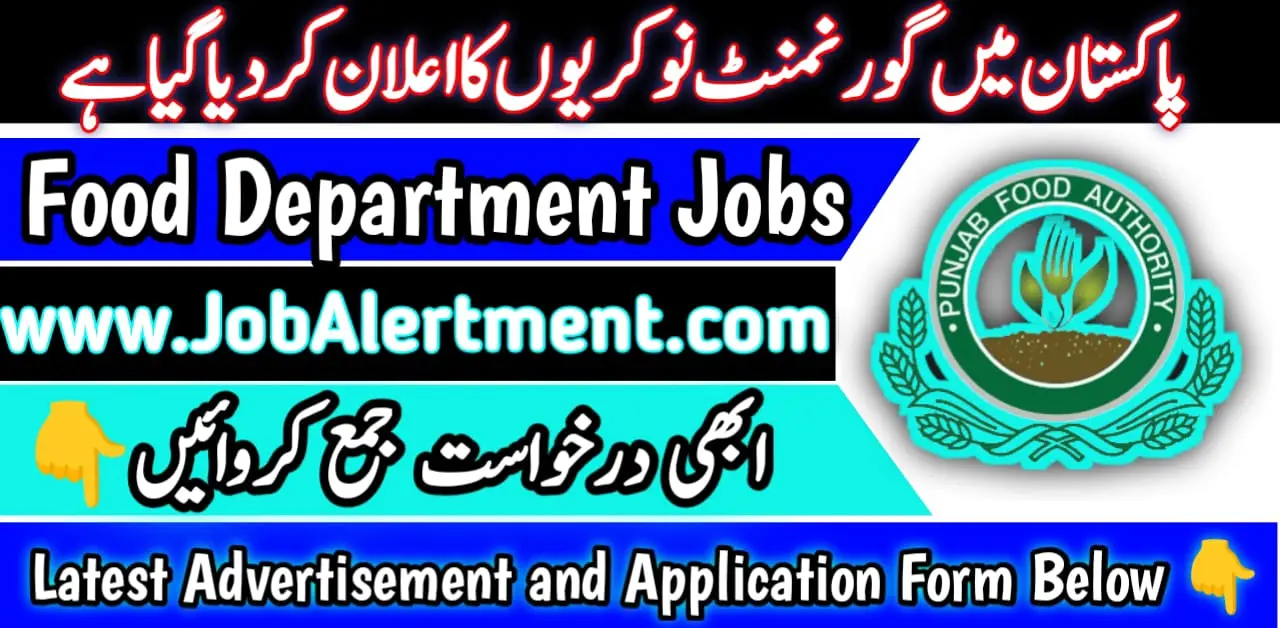 Food Department Jobs 2024 Punjab