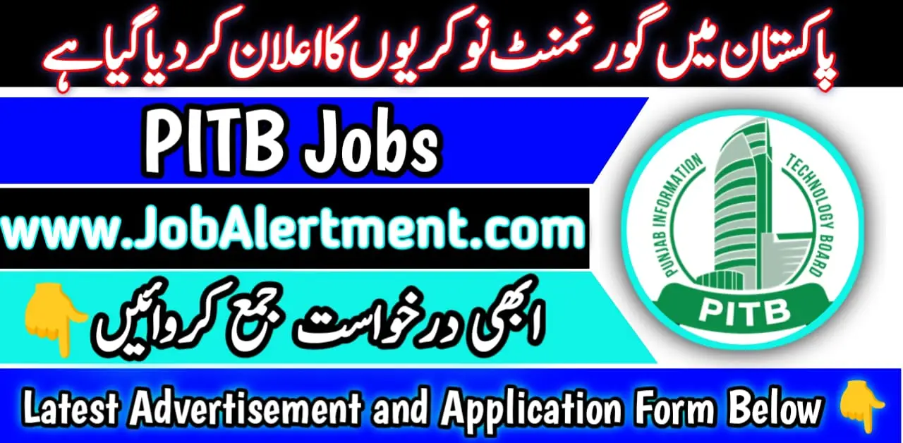 PITB Jobs 2024 Online Apply