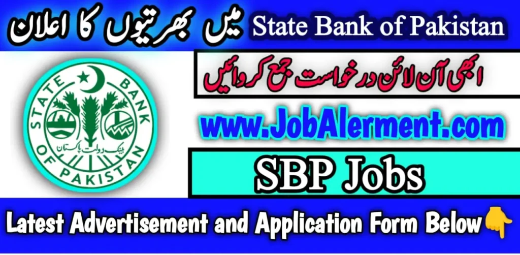 State Bank of Pakistan SBP Jobs 2024 for Fresh Graduates