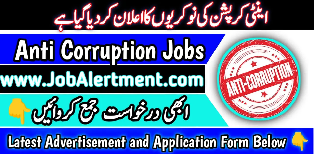 Anti Corruption Jobs 2024 Online Apply