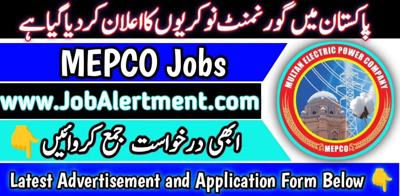 MEPCO Jobs 2024 Online Apply