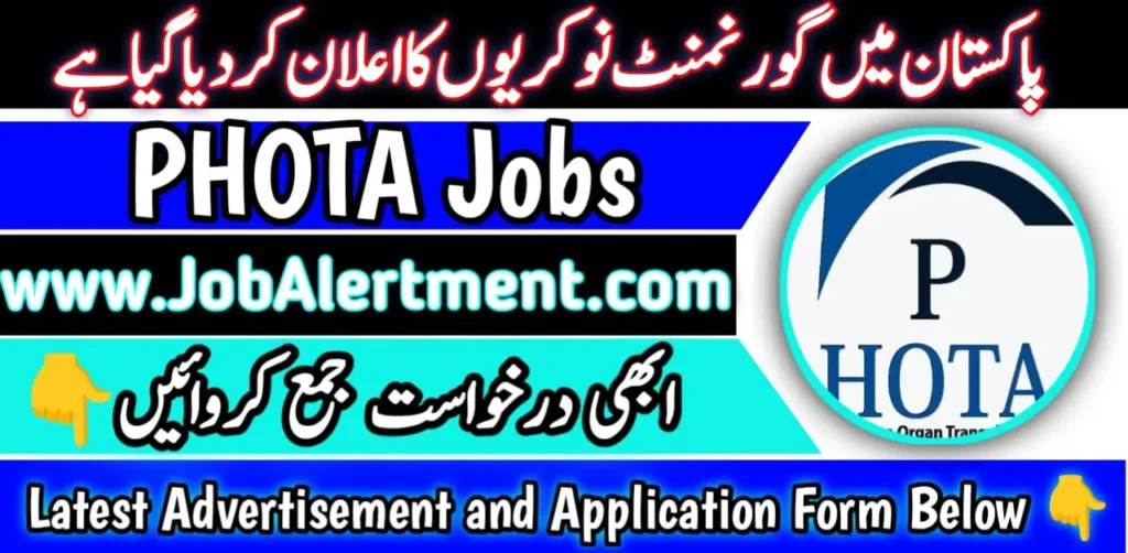 PHOTA Jobs 2024 Online Apply